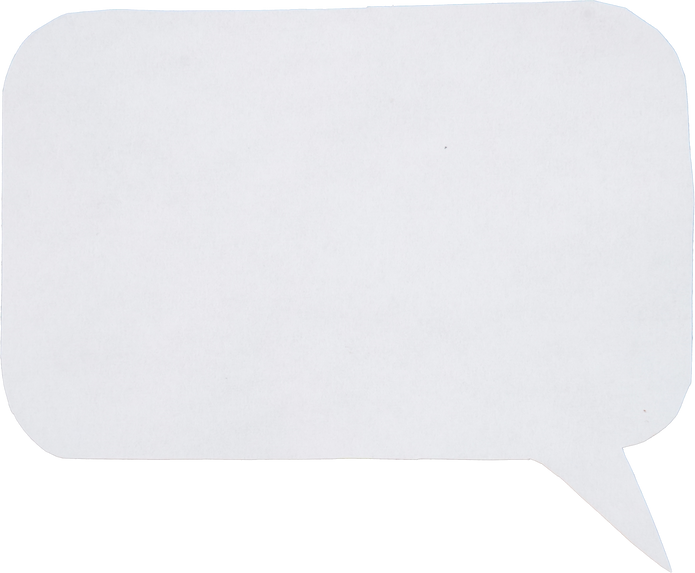 Chat Talk Note White Paper Speech Bubble